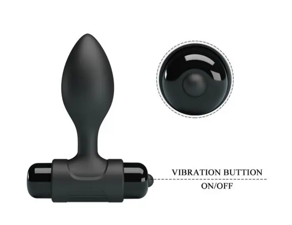 Силіконова вібропробка Pretty Love — Vibro but plag 10 режимів вібрації Sex Aura | Зображення 6