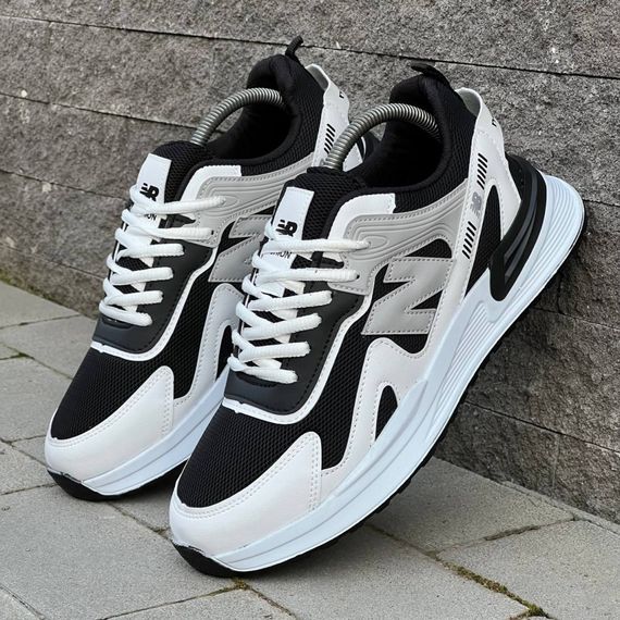 Кросівки New Balance матеріал текстиль/замш колір чорний, білий | Зображення 7