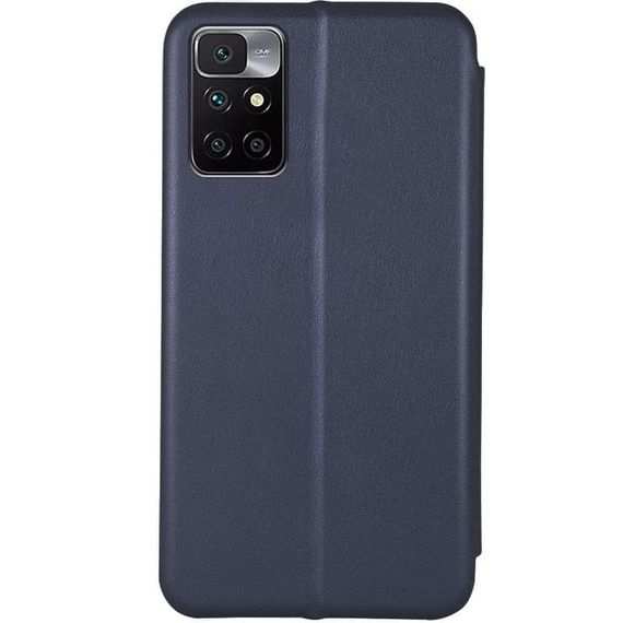 Шкіряний чохол-книжка Classy для Xiaomi Redmi 10 Темно-синій | Зображення 2