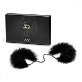 Наручники с перьями Bijoux Indiscrets черные, OS sexstyle