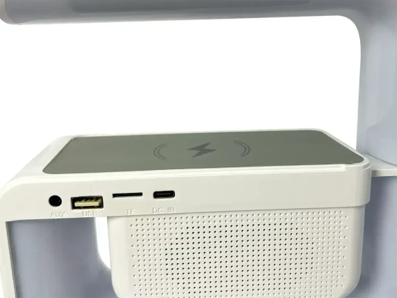 Настільний смарт-светр-нічник G-Smart G6 Лампа-нічник з годинником Bluetooth-колонкою й бездротовою зарядкою | Зображення 6