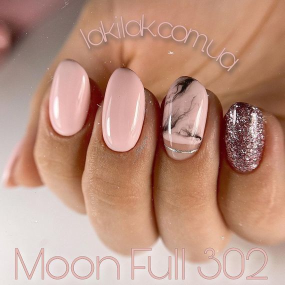 Гель-лак Moon Full №302 ніжно-рожевий Крайола 8мл