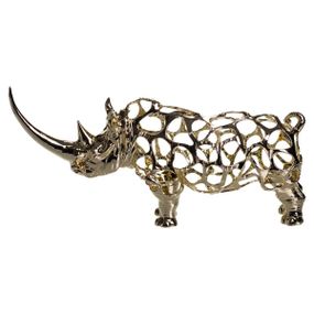 Декоративная фигурка Rhinoceros 23х6х10 см металлическая HP-7-22