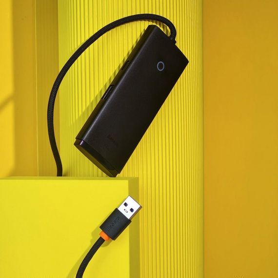 USB-Хаб Baseus Lite Series 4-in-1 (USB-A to USB 3.0*4) (1m) | Зображення 5