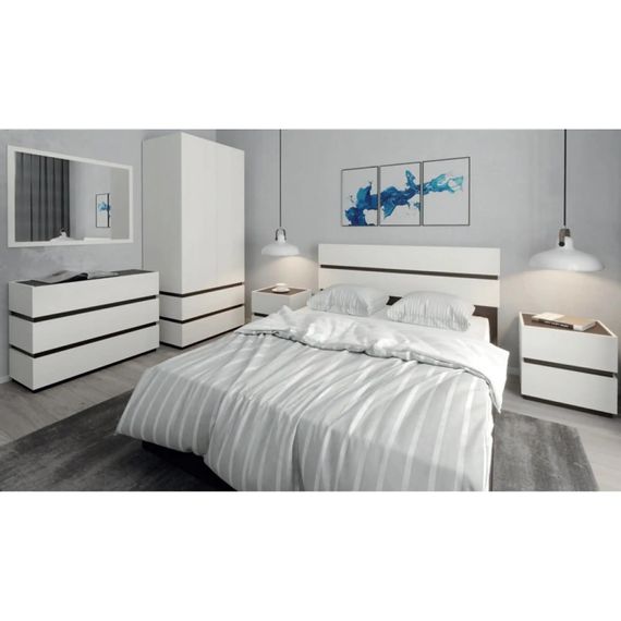 Шафа-пенал з ящиками Гербор Лаєр SZF1D2S Венге магія/Ясен сніжний (GRB-1050) | Зображення 2