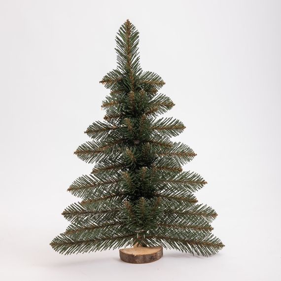 Штучна ялинка настінна Полонина 60 см на дерев'яній підставці SOK-M-V-1 | Зображення 2