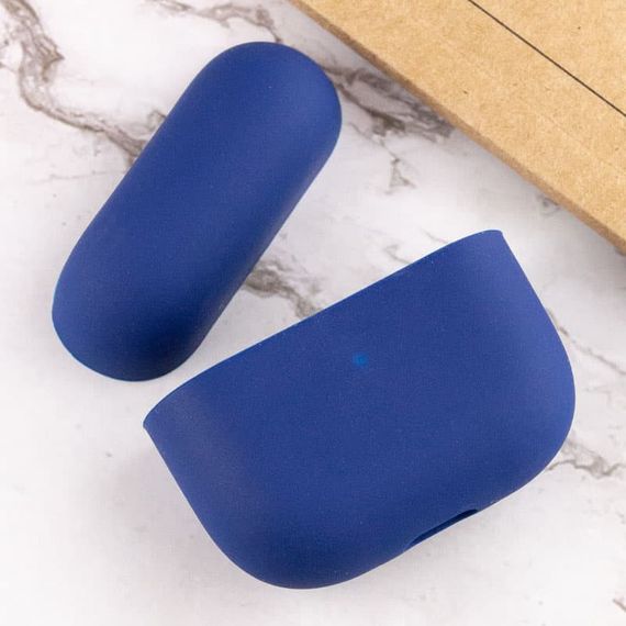 Силіконовий футляр для навушників AirPods 3 Синій/Navy Blue | Зображення 1