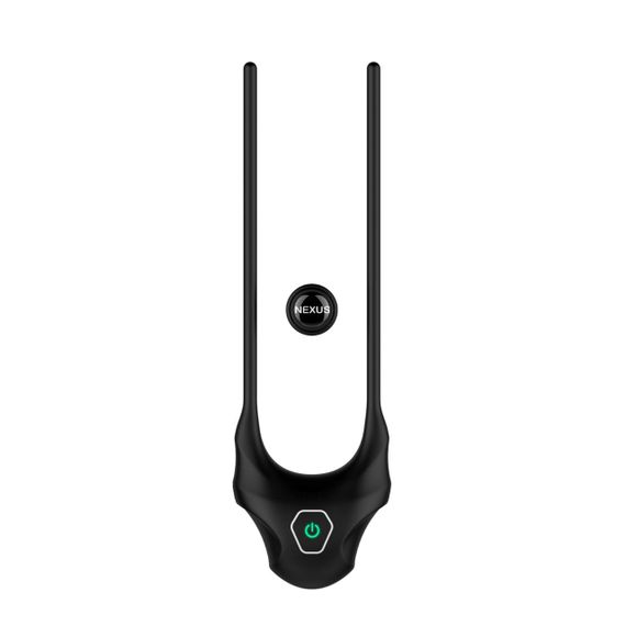 Ерекційне кільце Nexus FORGE Vibrating Adjustable Lasso Black з потужною вібрацією для чоловіків | Зображення 2