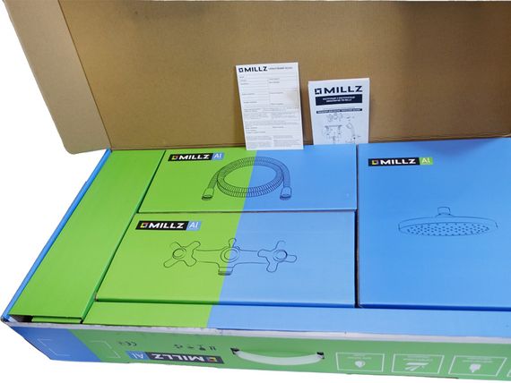 Душова система MILLZ зі змішувачем на 4 функції сірий MRS-AL-C61 (gray) 1/5 | Зображення 8