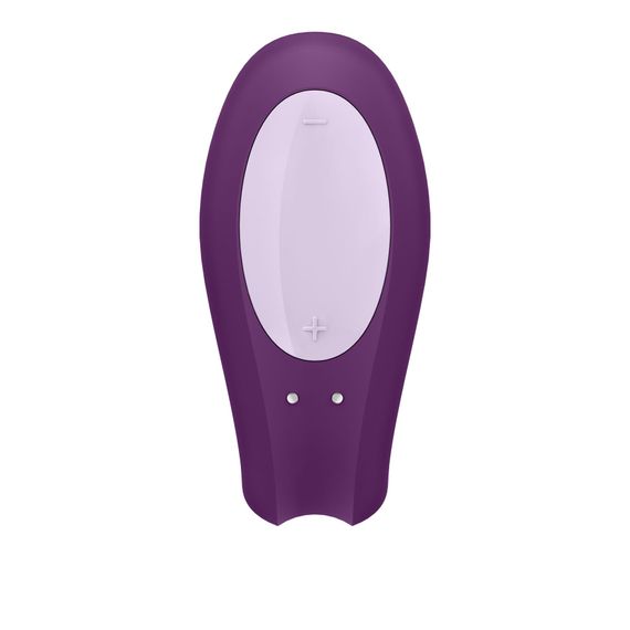Смарт-вібратор для пар Satisfyer Double Joy Violet із широким кліторальним стимулятором | Зображення 2