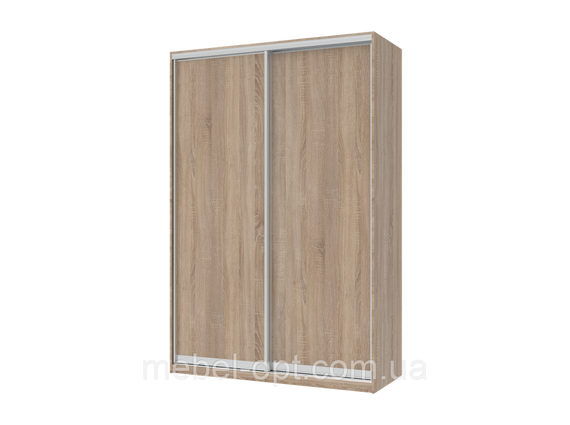 Шафа купе Сіті Лайт Doros Дуб Сонома 2 ДСП 150х60х225 (42002012)