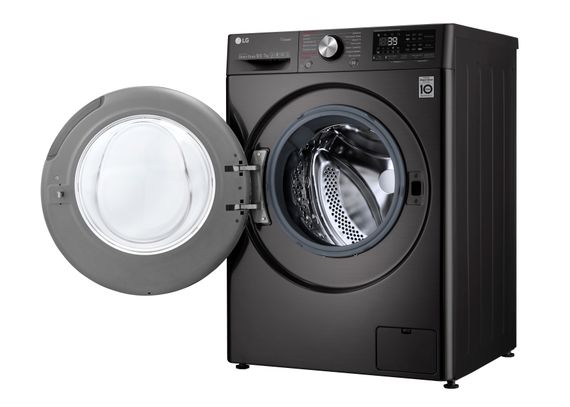 Стир.-сушильная машина LG F4V9RC9P, 10,5кг (7кг), 1400, A, Пар, глубина 56см, Дисплей, Инвертор, Черный (F4V9RC9P) | Зображення 5