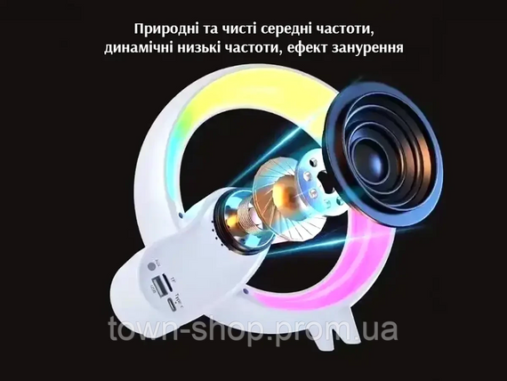 Лампа-ночник с Bluetooth-колонкой G-Smart HM-2309 6709 | Зображення 9