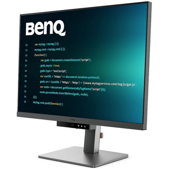 TFT 28.2" BenQ RD280U, IPS, 3840x2560, 3:2, USB-C, HDMI, DP, HAS, Pivot, колонки, металік-сірий | Зображення 2
