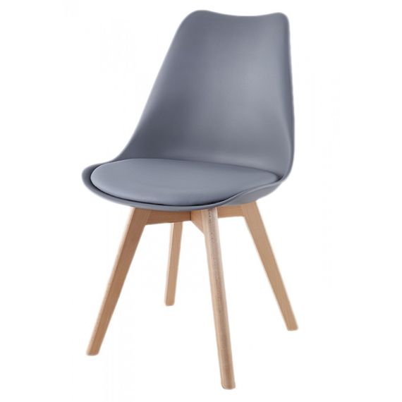 Крісло (стілець) для кухні обіднє Bonro Бонро BN-487 сіре (42300183) | Зображення 3