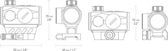 Прицел коллиматорный Hawke Endurance RD 1x25 3 МОА Прицел коллиматор Коллиматорные прицел коллиматор | Зображення 3