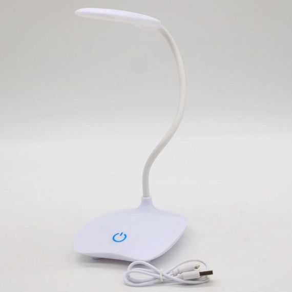Настільна LED лампа на акумуляторі, з USB, Lova eye Soft light Reading eye lamp / Світлодіодна гнучка лампа з сенсорним керуванням | Зображення 2