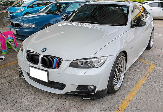 Передня Lip накладка DPT (для E92/93 M-Sport 2006-2010, чорний глянець) для BMW 3 серія E-90/91/92/93 рр | Зображення 1