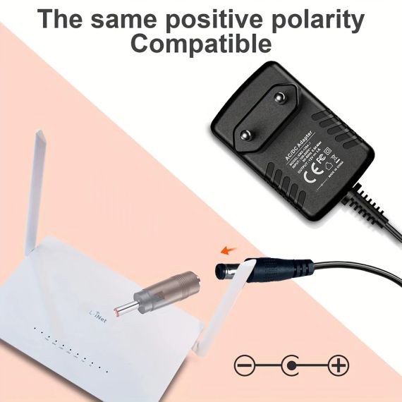 Універсальний адаптер живлення 24 V 1 A змінного/постійного струму з 8 штекерами постійного струму | Зображення 3