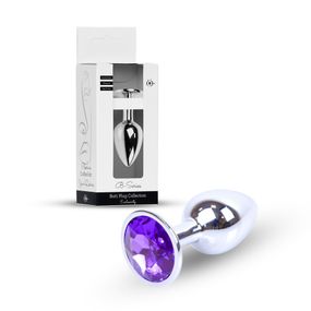Анальна пробка - Jewellery Silver Plug Purple