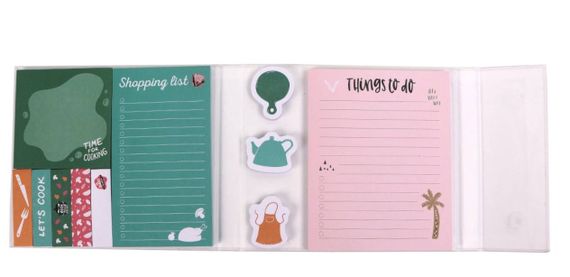 Стикербук, блокнот для записів, наклейки, кулінарна книга,органайзер, UNITED OFFICE | Зображення 1