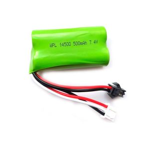 Акумулятор WPL 7.4v 500 mAh Li-ion для моделей на радіокеруванні