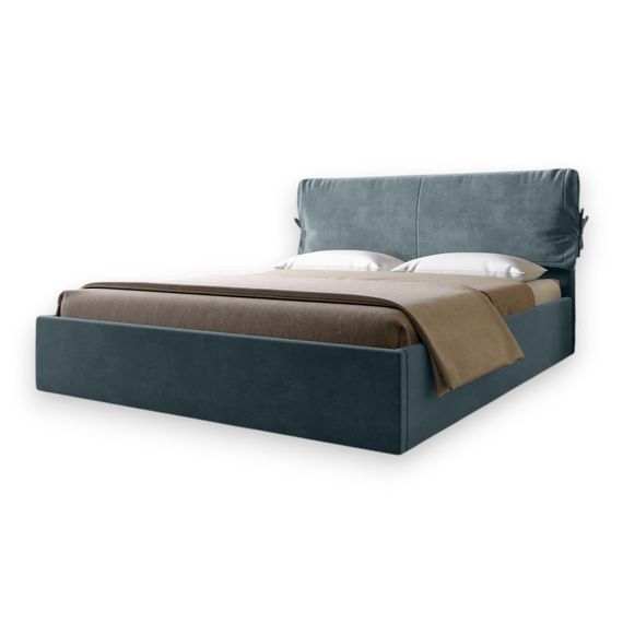 Двоспальне ліжко з м`яким узголів`ям LION Порто Парадіз 80 160х200 см (LION-041741) | Зображення 1