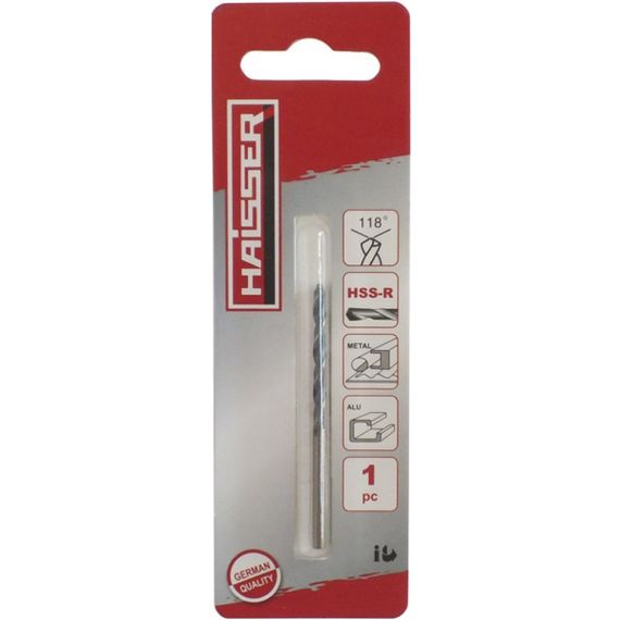 HAISSER Свердло по металу Cobalt HSS-R 10х87х133 мм DIN 338