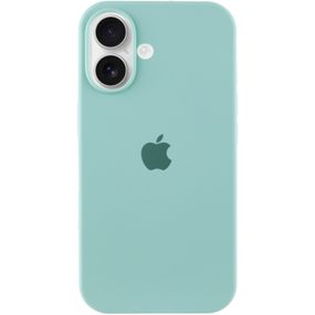 Чехол Silicone Case Full Protective (AA) для Apple iPhone 16 (6.1") Бирюзовый / Beryl
