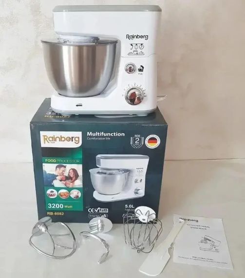 Кухонный комбайн Rainberg Rb-8082 3200 Вт | Зображення 5