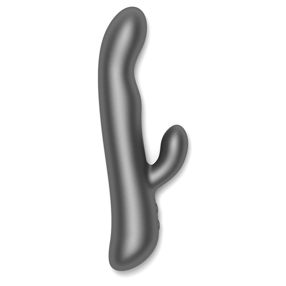 Смарт вибратор-кролик VIBRATION & ROTATION с подвижной головкой, черный Oninder (Испания) sexstyle | Зображення 1