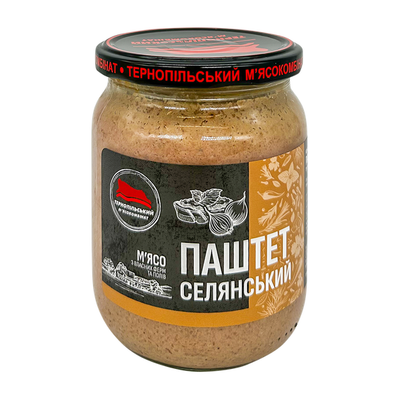 Паштет селянский Тернопольский мясокомбинат 500 г