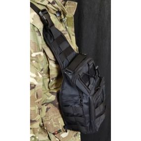 Тактическая сумка на плечо BLACK