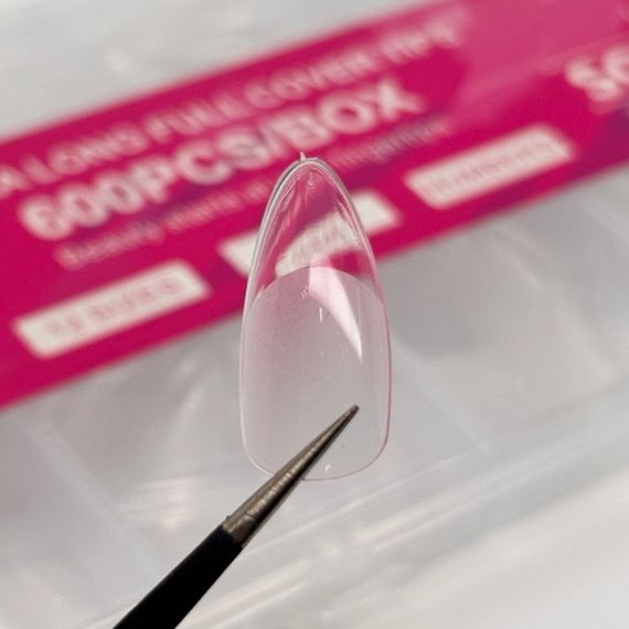 Гелеві тіпси для нарощення 24шт (мигдаль)