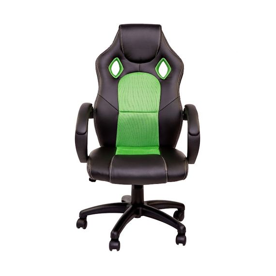 Кресло геймерское Goodwin Silver Stone green | Зображення 1