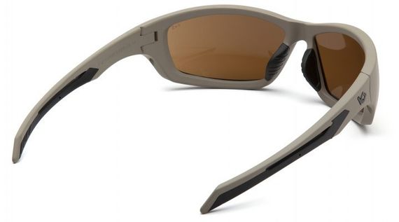 Очки защитные открытые Venture Gear Tactical Howitzer Tan (bronze) Anti-Fog, коричневые в песочной оправе | Зображення 3