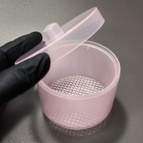 Бокс для дезинфекции фрез (прозрачно-розовый)