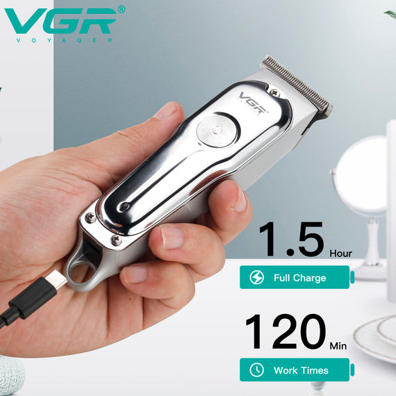 Тример акумуляторний VGR V-071, 3 насадки | Зображення 5