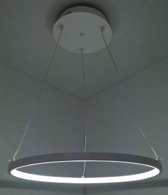 Люстра світлодіодна підвісна LED світильник для квартири на стелю лед 25532 Білий 15-100х40х40 см.