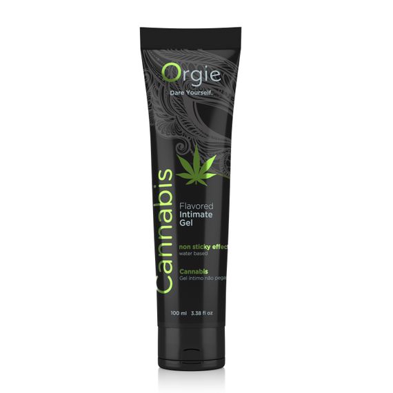 Їстівний лубрикант на водній основі LUBE TUBE, 100 мл ORGIE (Бразилія-Португалія), Канабіс