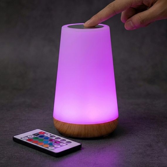 Акумуляторний RGB нічник на пульті | Зображення 4