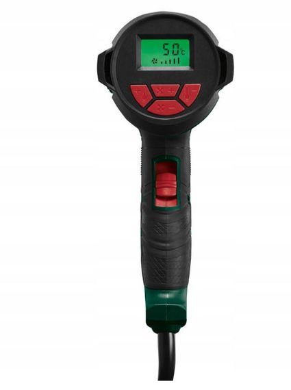 Строительный тепловой фен Parkside PHLGD 2000 B4 мощность 2000W, 50-650C, ЖК-дисплей | Зображення 3