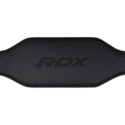 Атлетический пояс RDX 6 шкіряний Full Black L (WBS-6FB-L) | Зображення 3