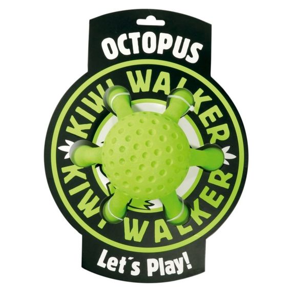 Игрушка для собак Kiwi Walker Octopus Mini, 12 см, зеленый | Зображення 2