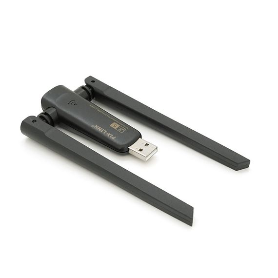 Бездротовий мережний адаптер Wi-Fi-USB Merlion LV-UAC21, RTL8811CU, з 2-ма антенами 10см, 802.11 a/b/g/n, 600MB, 2.4 GHz, Blister | Зображення 3