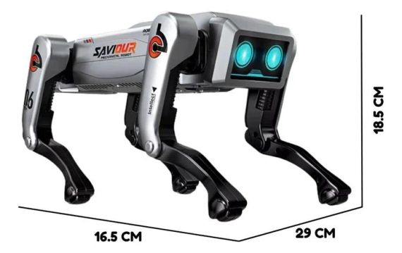 Интерактивный робот-собака на радиоуправлении AI Robot Grey | Зображення 4