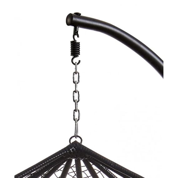 Подвесное кресло-качалка кокон Bonro Бонро 329M (черно-серое) (46000011) | Зображення 8