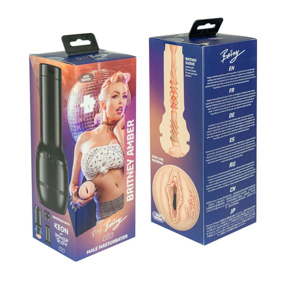 Мастурбатор Kiiroo Feel Britney Amber PBC сумісний з PowerBlow та Keon | Зображення 6