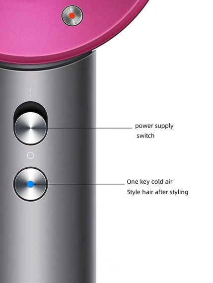 Фен для сушки волос + насадки ENZO DT-888 1600 BT, бренд: XPRO, модель: ENZO DT-888, колір: вказується якщо відомий (43072-DT-888_2250) | Зображення 9