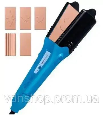 Плойка-выпрямитель для волос со сменными насадками HAIR STYLE XL-619 Утюжок с керамическим покрытием | Зображення 1